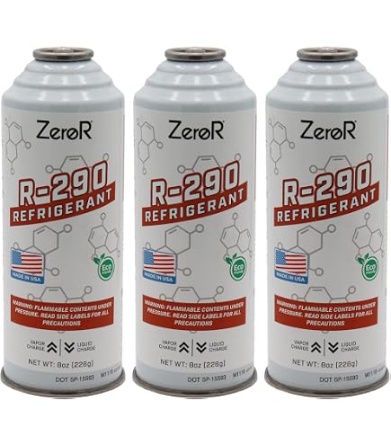 Amazon.com: ZeroR - R290-8 oz Cans, 3 Pack - for Systems Designed